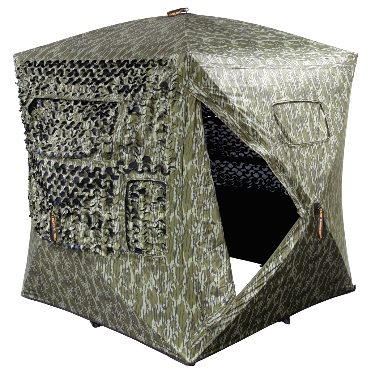 Muddy Carnage Diecut Ground Blind 58x58 3-Person - Mossy Oak BottomLand Camo — view 3