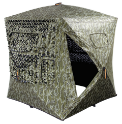 Muddy Carnage Diecut Ground Blind 58x58 3-Person - Mossy Oak BottomLand Camo — view 3