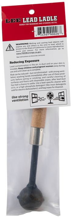 Lee Precision Lead Ladle 90026 Steel w/Wood Handle — view 3