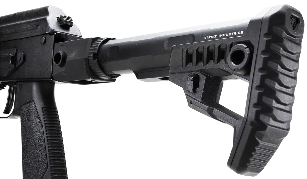 Strike Industries Pit Stock AR-15/M4/M16 3.87" Black Polymer 4-Position Adjustable Buttstock — view 3