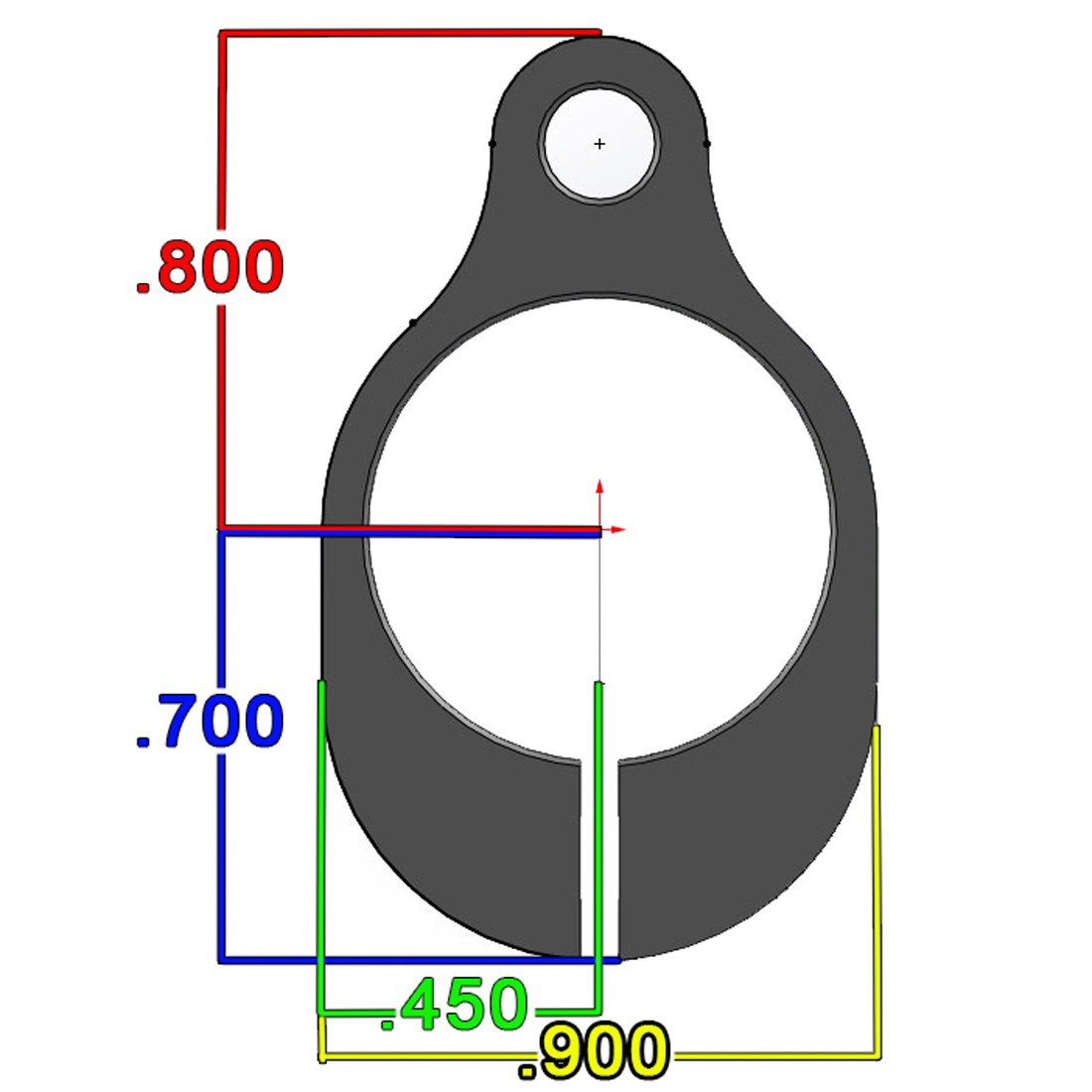 Yankee Hill 9384 Low Profile Gas Block Clamp Screw .750 Black Phosphate Steel — view 3