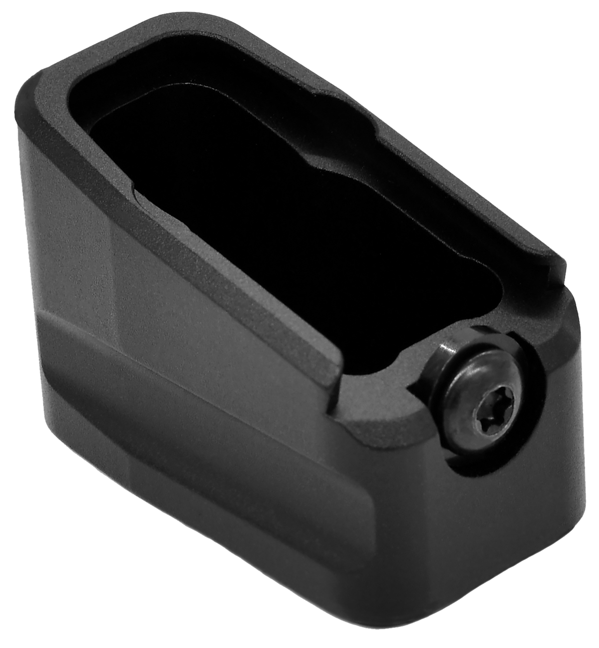 Warne MEG43X2BLK Magazine Extension 9mm Luger +2 Rds for Glock 43X/48 - Black — view 3