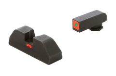 AmeriGlo GL616 CAP Night Sight Set for Glock - Green Tritium Orange Outline Front / Orange Bar Rear — view 3
