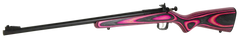 Crickett KSA2226 Youth 22 LR 16.12" 1-Rd Bolt Action Rifle - Pink/Black Laminate Stock — view 3