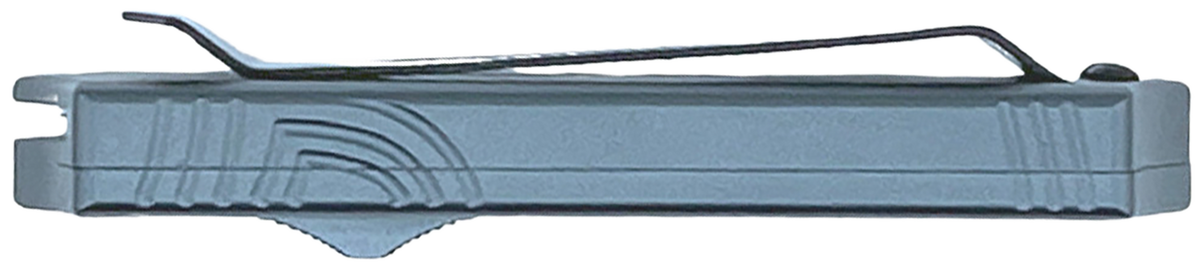 Templar Knife Sentinel Money Clip 1.88" OTF Dagger Plain D2 Steel Black Oxide Stonewashed Powder Coated Blade 3.41" Blue Anodized Aluminum Handle — view 3