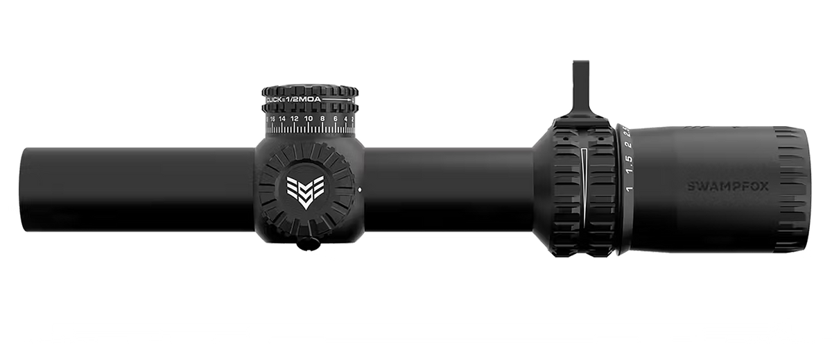 Swampfox Optics Arrowhead 1-8x24mm 30mm Tube SFP LPVO Scope - Guerrilla Dot BDC Green Reticle — view 3