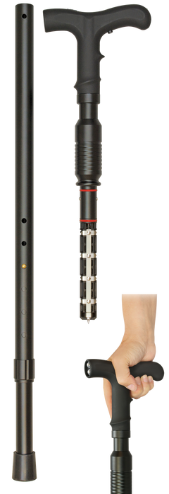 PSP ZAP Covert Cane Walking Cane 32-36" 1,000,000V Polymer Stun Gun — view 3