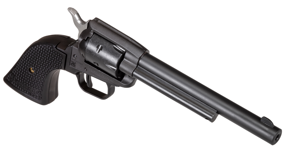 Heritage Mfg Rough Rider 22 LR 6.50" 6-Shot SAO Revolver - Steel Frame - Black Satin — view 3