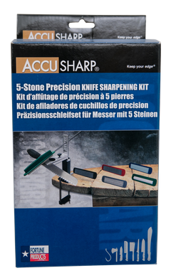 Accusharp 059C 5-Stone Precision Knife Sharpening Kit Extra Coarse to Ultra-Fine — view 3