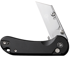 Civivi Knives Elementum Utility 2.26" Folding Plain 6Cr13 Stainless Steel - Black Aluminum Handle — view 3
