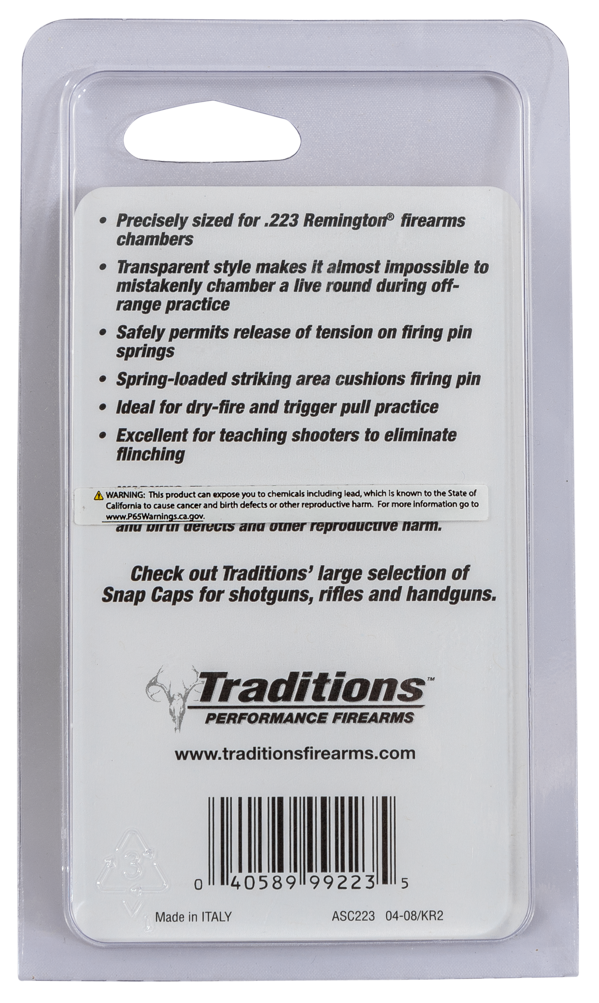 Traditions ASC223 Snap Caps .223 Rem 2-Pack — view 3