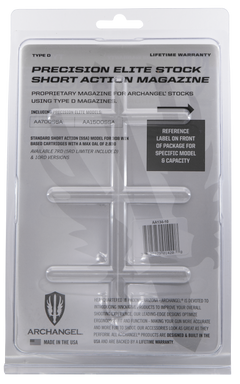 Archangel AA13410 Precision Elite 10rd 6.5 Creedmoor/308 Win Short Action Black Polymer Magazine — view 3