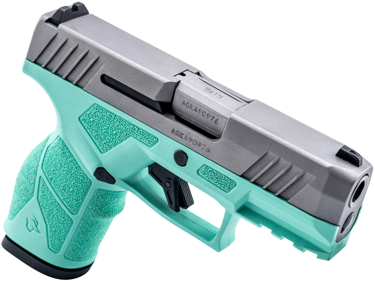 Taurus GX2 9mm Luger 3.37" 10+1 Striker-Fired Semi-Auto Pistol - Cyan Polymer Frame / Stainless Slide — view 3