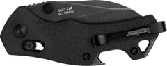 Kershaw Craze 2.35" Folding Reverse Tanto Plain BlackWash 8Cr13MoV - Black GFN — view 3