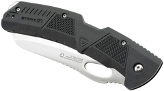 Strike Industries K1 Folding Knife 3.51" Plain AUS-8A Black — view 3