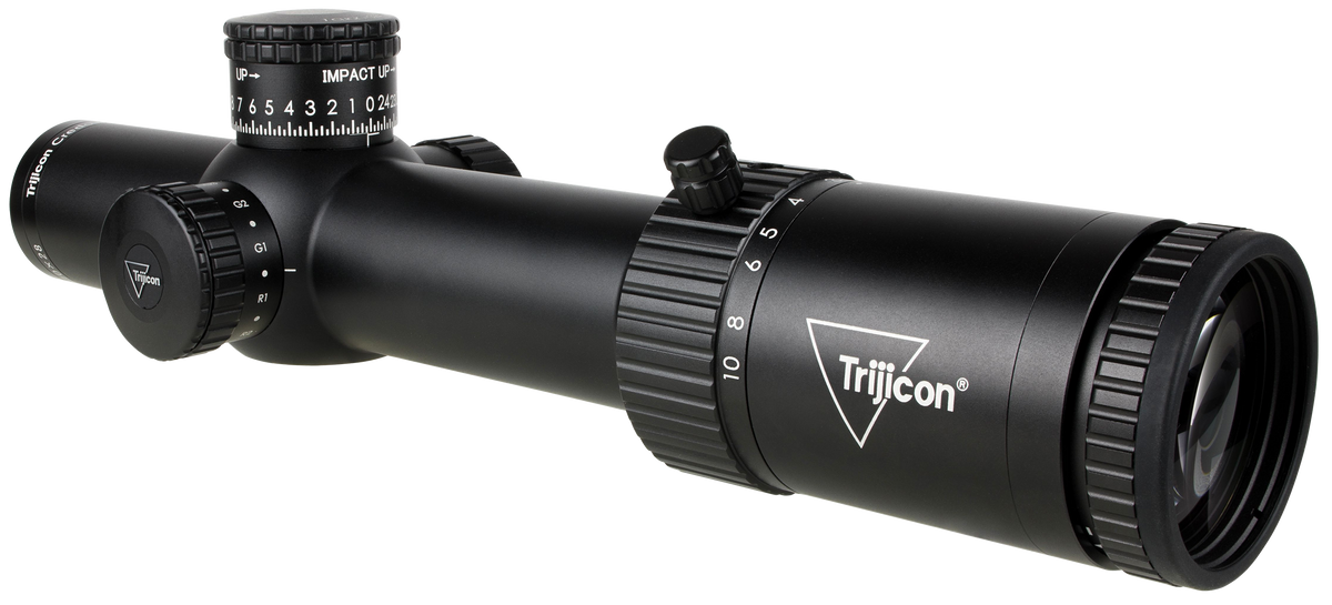 Trijicon Credo HX 1-10x28mm 34mm Tube FFP Segmented Circle Enhanced Riflescope - Satin Black — view 3