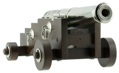 Traditions Old Ironsides Mini Cannon 50 Cal 9" Nickel Hardwood Breech Action — view 3