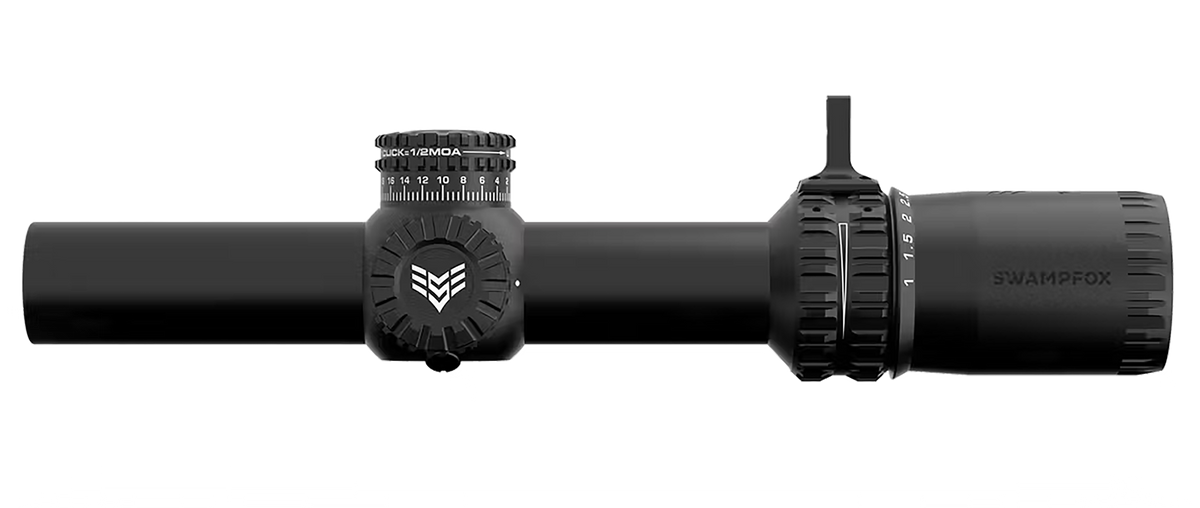 Swampfox Optics Arrowhead 1-10x24mm 30mm Tube LPVO Scope - Guerrilla Dot MOA Green Reticle — view 3