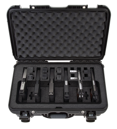 Nanuk 935 6-Up Pistol Case Black Polymer w/ Closed-Cell Foam - 22" x 14" x 9" Interior — view 3