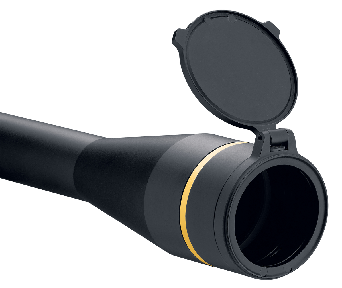 Leupold Alumina Flip-Back Lens Cover 56mm Objective Matte Black Aluminum — view 3