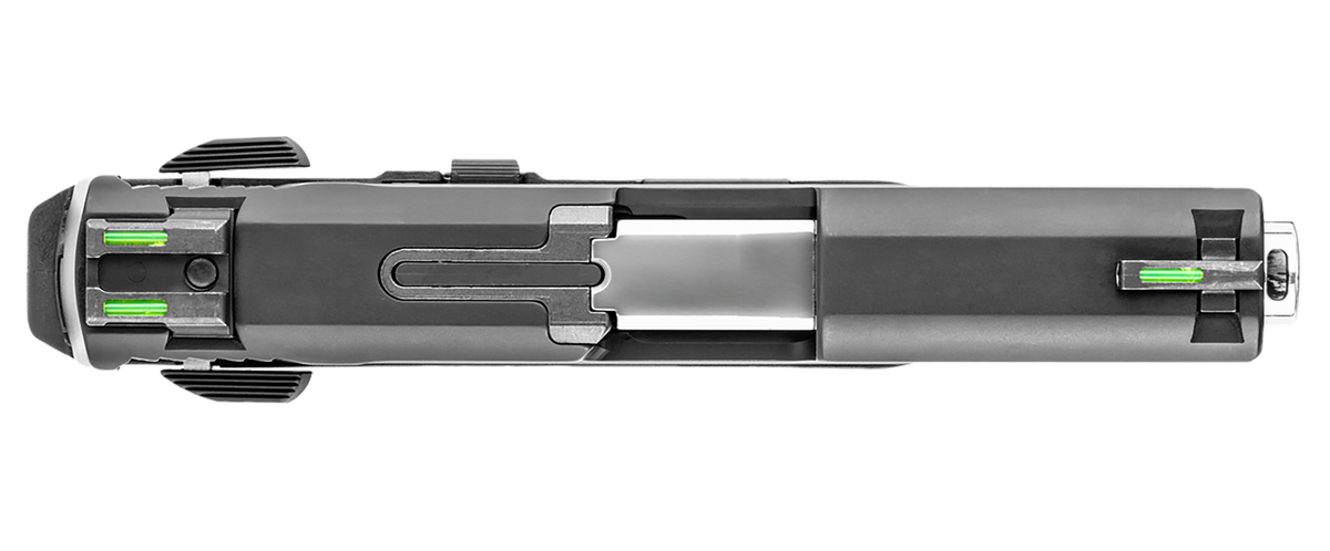 Smith & Wesson 14554 M&P Shield EZ 9mm Luger 3.83" Ported Silver Barrel — view 3
