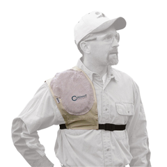 Caldwell Mag Plus Recoil Shield Tan Cloth w/Leather Pad - Ambidextrous — view 3