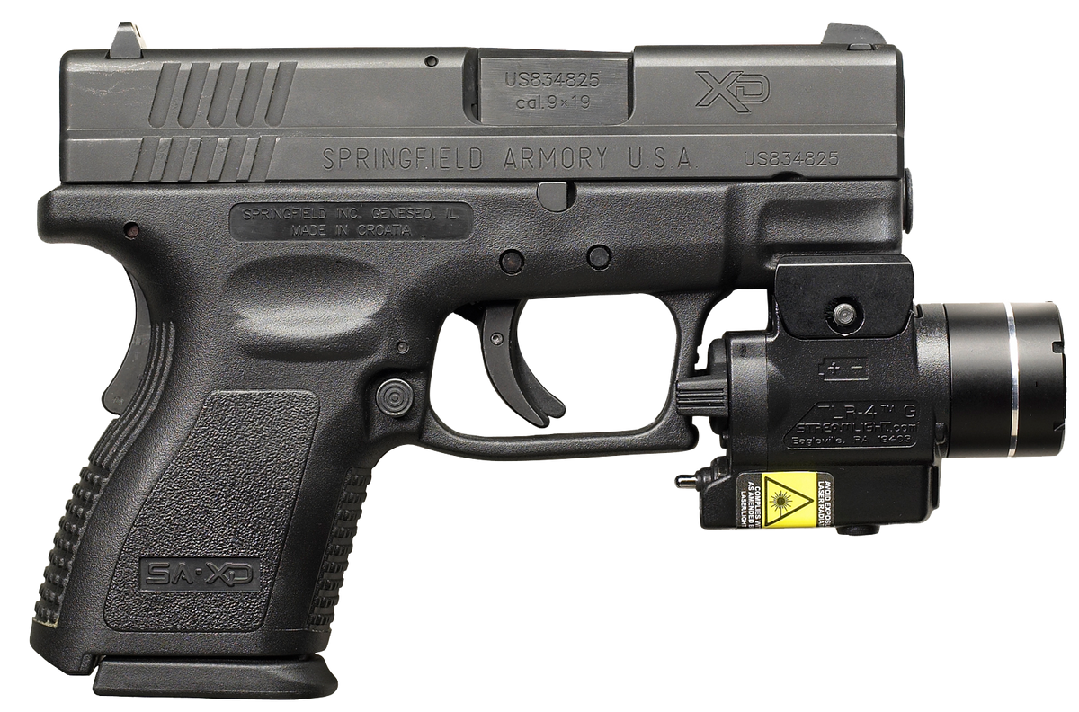 Streamlight TLR-4 G 160 Lumen White C4 LED/Green Laser Weapon Light - Black — view 3