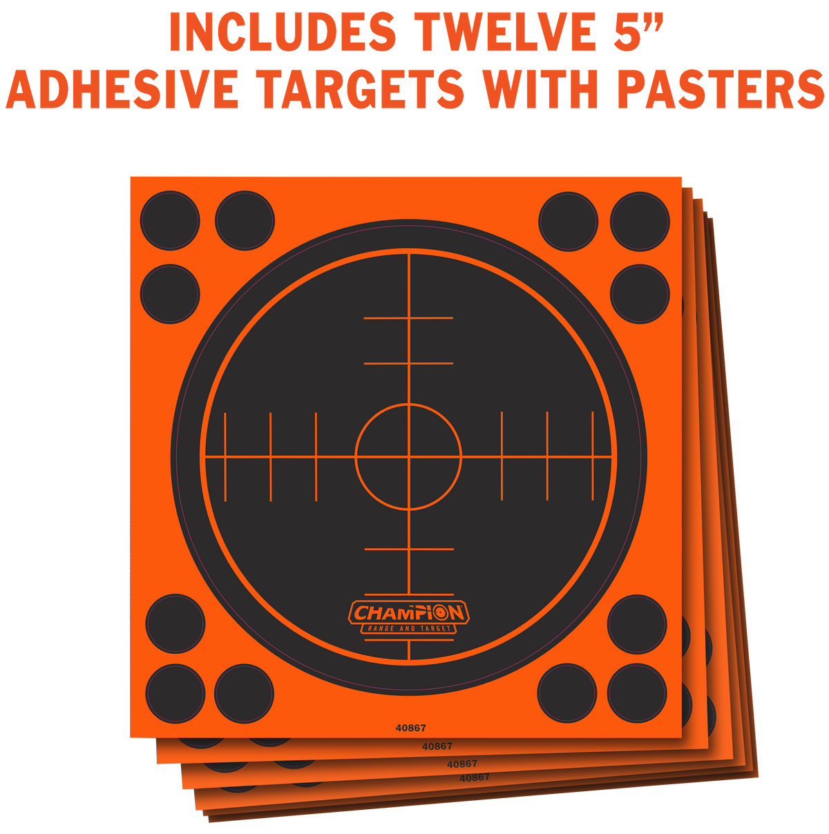 Champion Targets 40867 Gong Centerfire Hanging 8" Self-Healing Metal Target — view 3