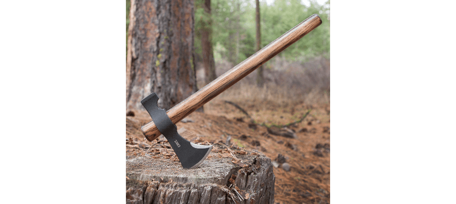 Columbia River 2730 Woods Chogan T-Hawk 3.5" Blade 19" Tomahawk w/Hammer — view 3