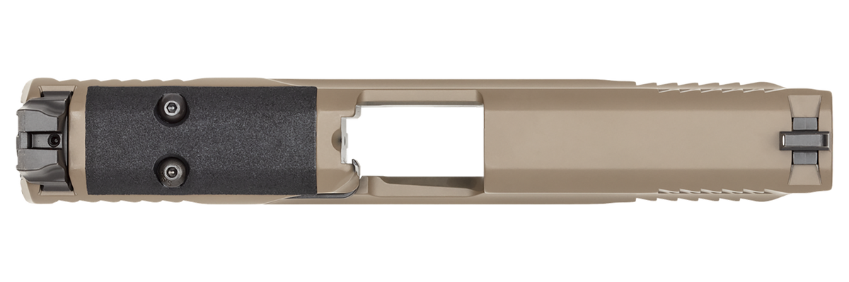 Smith & Wesson M&P Shield Slide Assembly 9mm FDE Optic Ready Serrated — view 3
