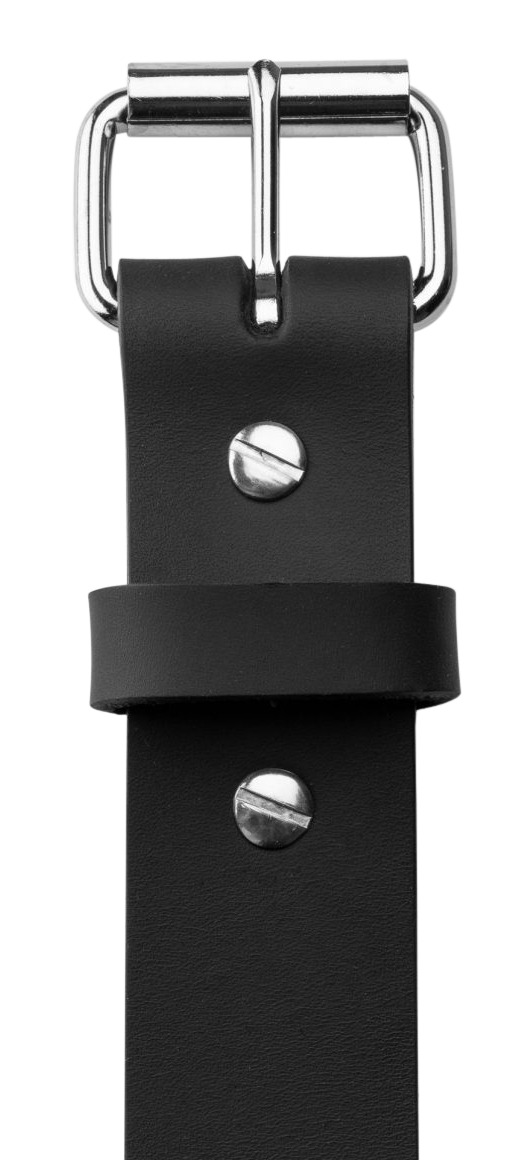 1791 Gunleather BLT-01 Gun Belt Stealth Black Leather 48/52 1.50" Buckle Closure — view 3