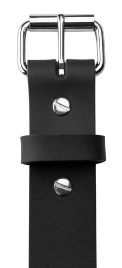 1791 Gunleather BLT-01 Gun Belt Stealth Black Leather 48/52 1.50" Buckle Closure — view 3