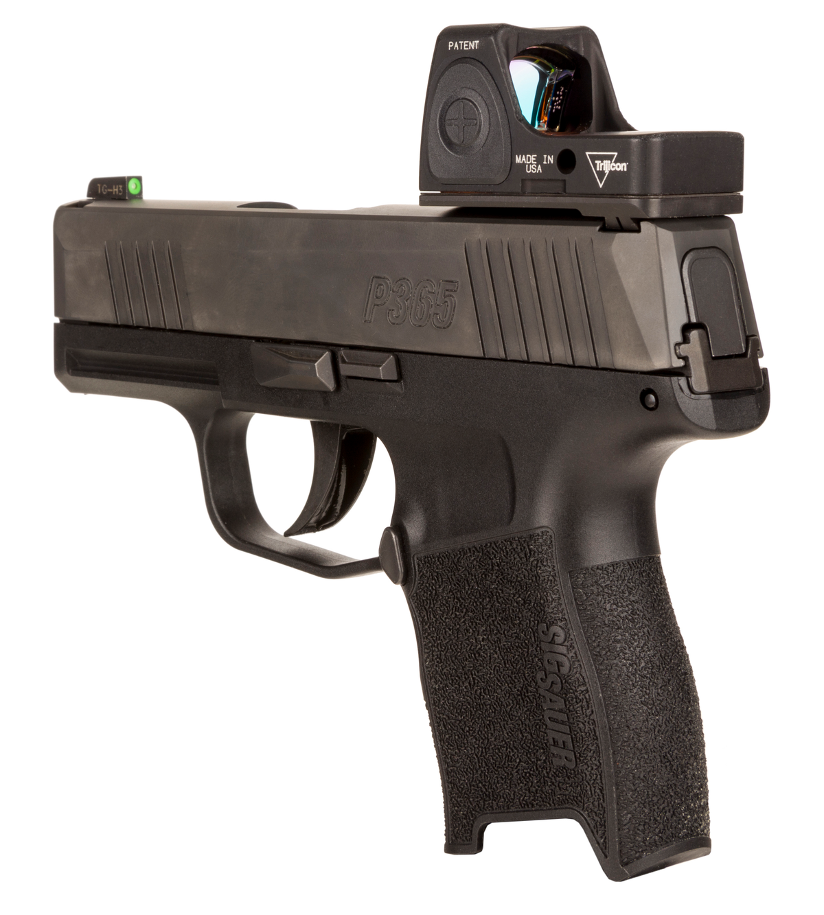 Trijicon RMRcc Dovetail Mount Matte Black Steel - Sig Sauer P365 — view 3
