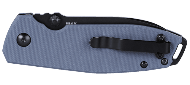 Columbia River Squid XM 2.95" Folding Drop Point Plain D2 Black Oxide Gray G10 — view 3