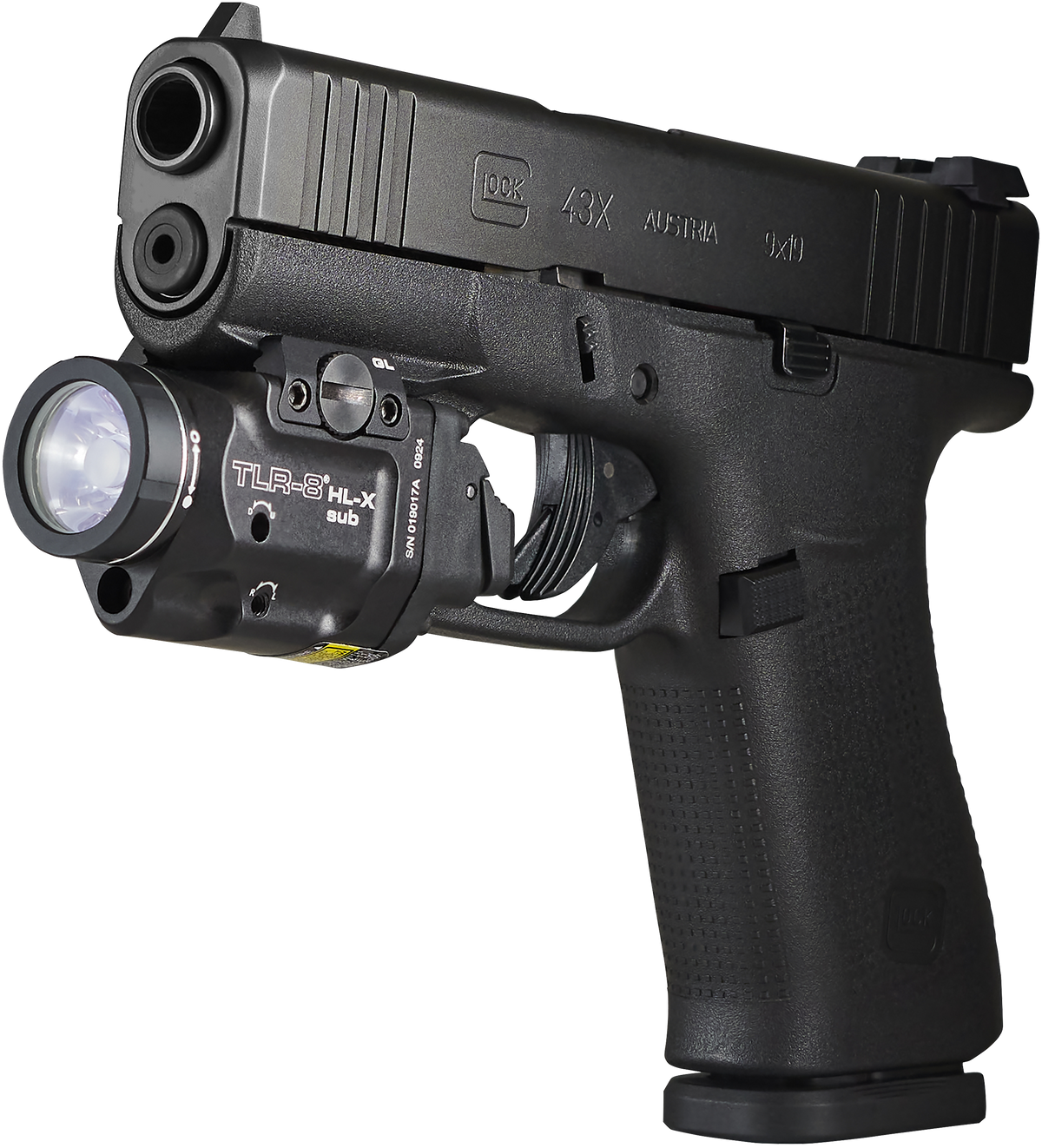 Streamlight TLR-8 HL-X SUB USB 1000 Lumens Pistol Light w/ Red Laser - Glock 43X/48 MOS — view 3