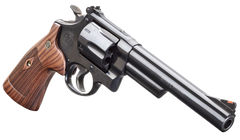 Smith & Wesson 150145 Model 29 Classic 44 Rem Mag 6.5" 6-Shot DA/SA N-Frame Revolver - Blued Carbon Steel, Wood Grip — view 3