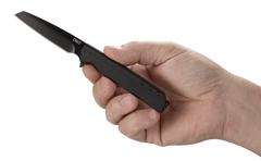 Columbia River LCK+ Blackout 3.24" Tanto Folding Knife 8Cr13MoV Black Oxide GRN Handle — view 3