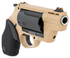 Taurus Judge Public Defender 45 Colt (LC)/410 Gauge 2.50" 5-Rd SAO Revolver - Flat Dark Earth — view 3