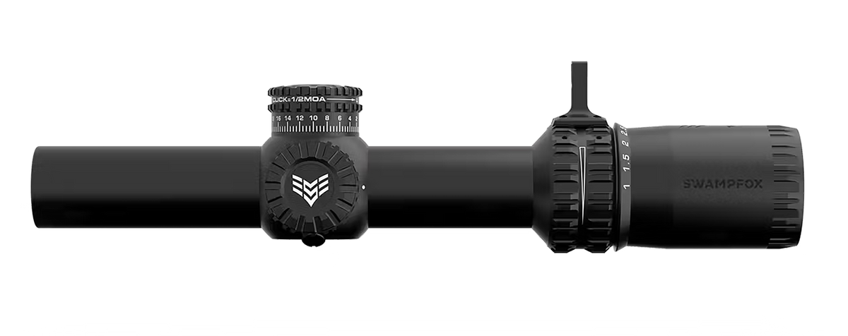 Swampfox Optics Arrowhead 1-10x24mm 30mm Tube LPVO Riflescope - Guerrilla Dot MIL Green Reticle — view 3