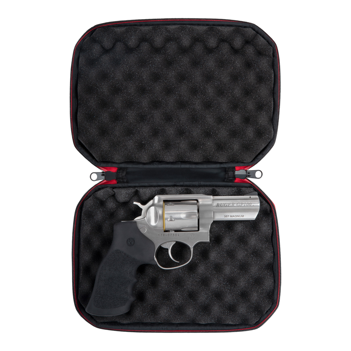 Allen 27502 Ruger Phoenix 9" Black/Red Hardshell Pistol Case — view 3