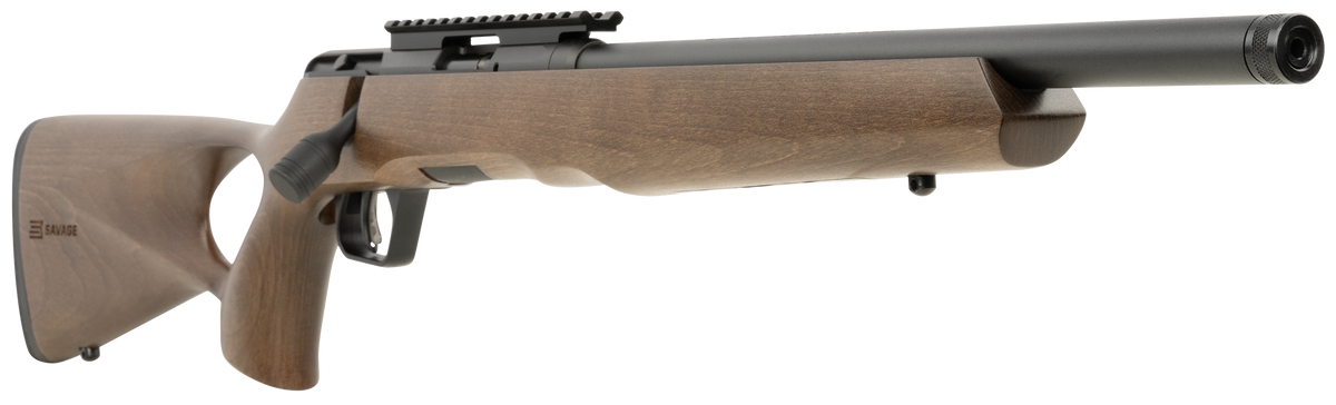 Savage B Series Timber 22 LR 16.5" 10+1 Bolt Action Rifle - Thumbhole Stock — view 3