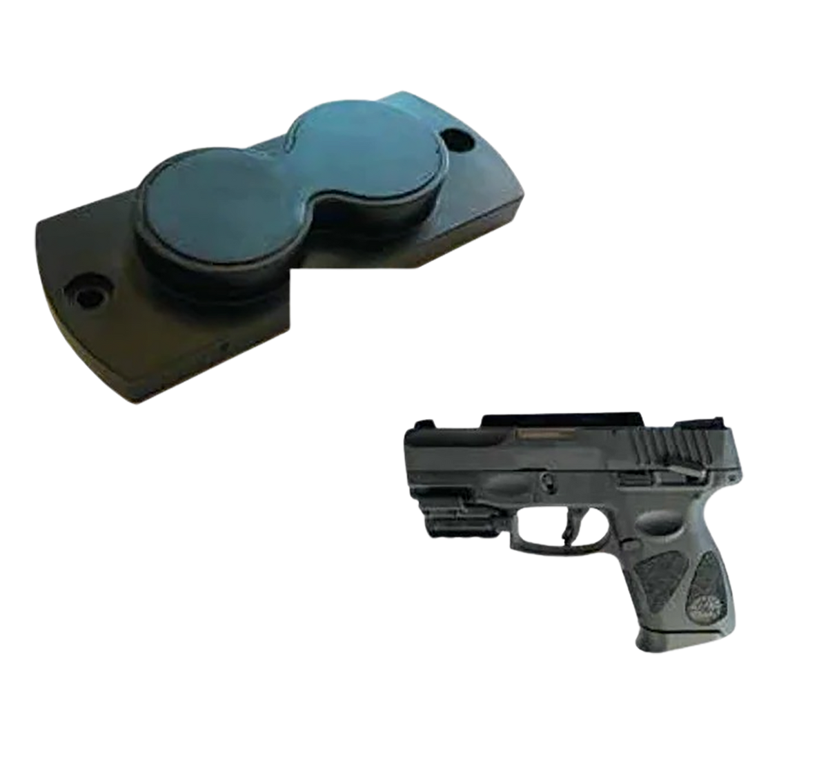 Peace Keeper Quick Draw Gun Magnet Black - Holds Up to 10 lbs — view 3