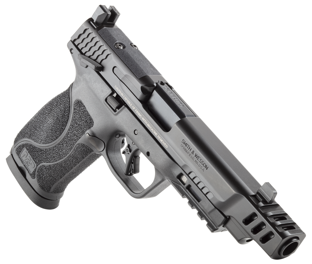 Smith & Wesson M&P 10mm M2.0 Performance Center 5.6" 10+1 Optic-Ready Pistol — view 3