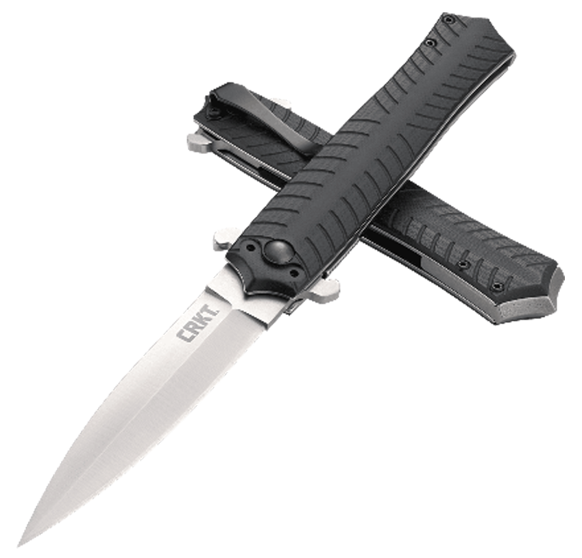 Columbia River 2265 Xolotl 3.64" Folding Spear Point Plain Satin 4116 SS Black G10 Knife — view 3