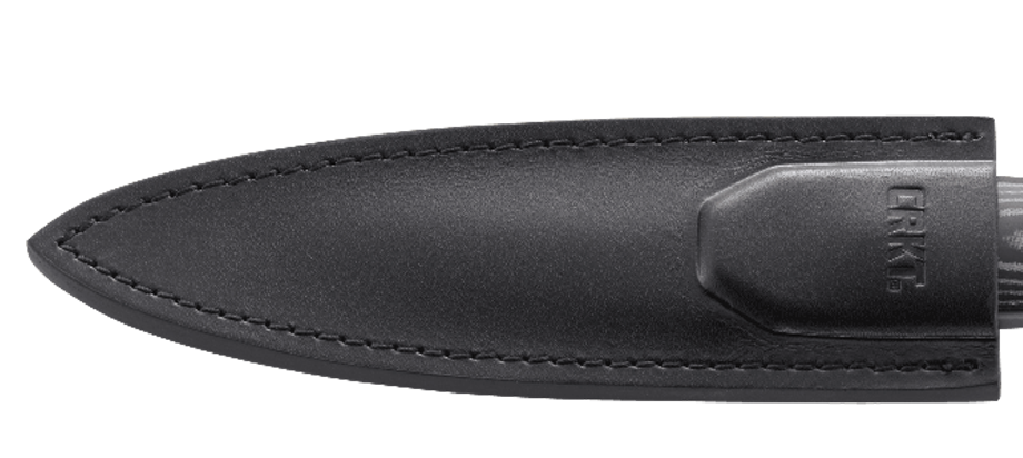 Columbia River 2075 Shrill 4.77" Fixed Plain Dual-Edge 8Cr13MoV Gray TiN Black/Gray Resin Fiber Overlay Handle — view 3