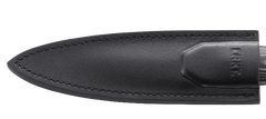 Columbia River 2075 Shrill 4.77" Fixed Plain Dual-Edge 8Cr13MoV Gray TiN Black/Gray Resin Fiber Overlay Handle — view 3