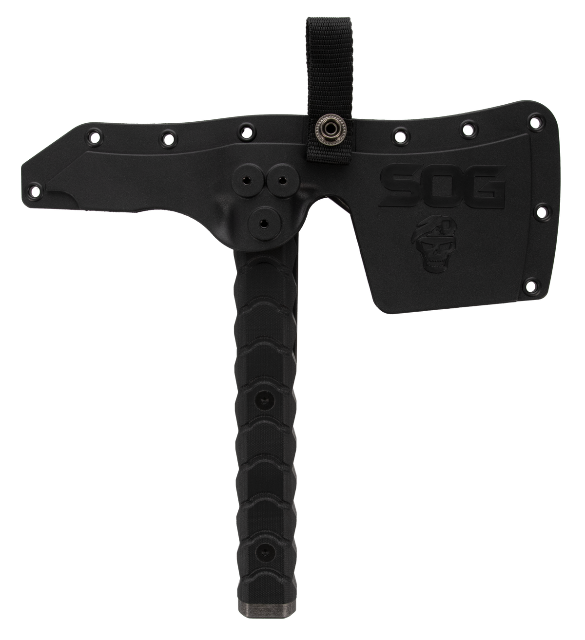 S.O.G Diverge AU 3" Folding Drop Point Plain D2 Black PVD Blade - Black Aluminum Handle — view 3