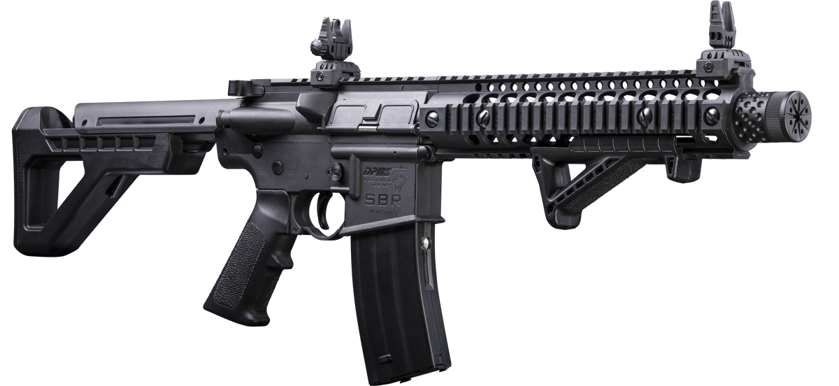 Crosman DPMS SBR .177 430 FPS 25-Rd CO2 Semi/Full-Auto BB Air Rifle — view 3