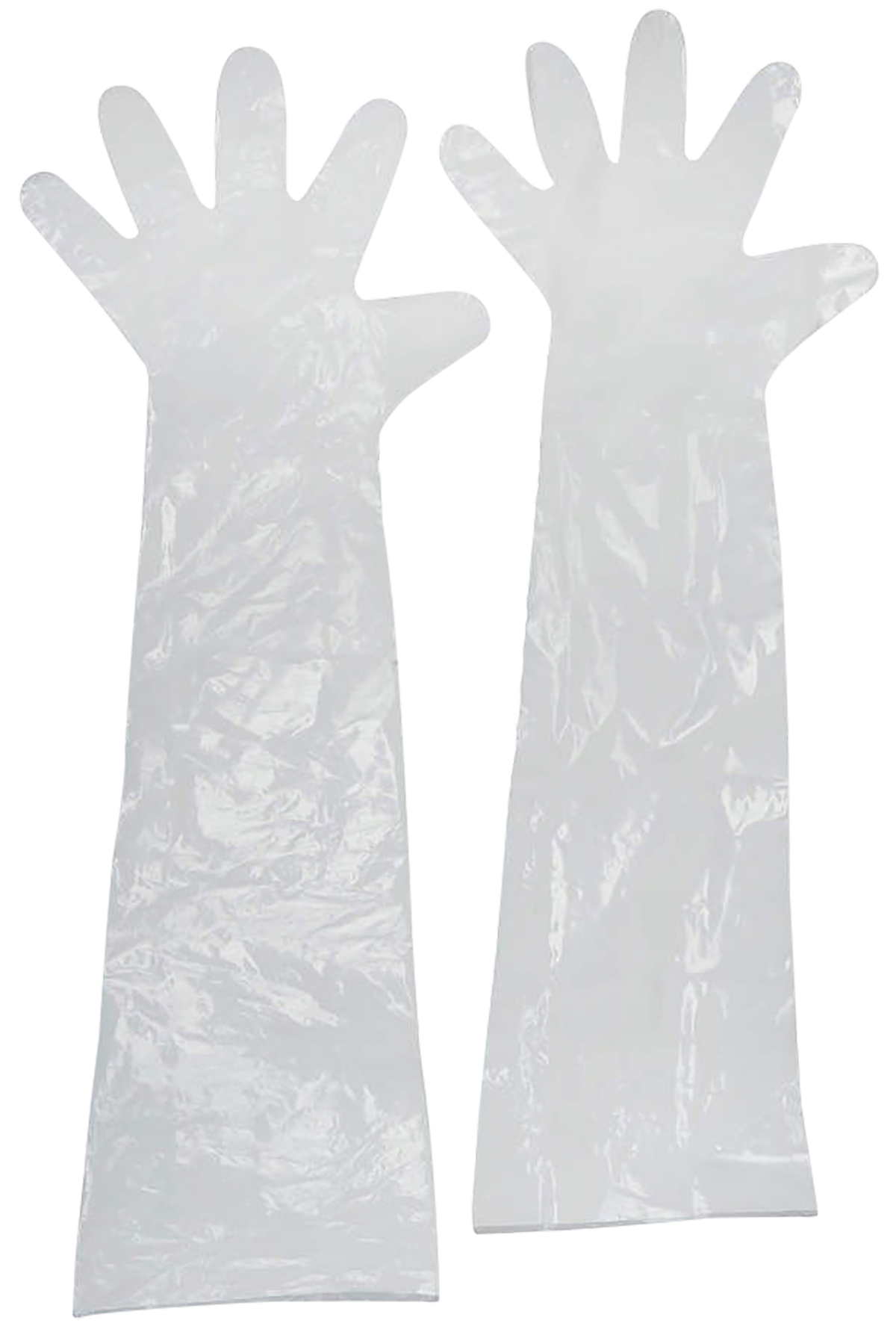 Allen 51 Field Dressing Clear Shoulder/Wrist Latex Glove 2-Pack — view 3