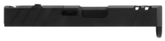 TacFire Replacement Slide 9mm Luger Optic Cut Slide Ports Graphite Black Cerakote - Glock 26 Gen3 — view 3